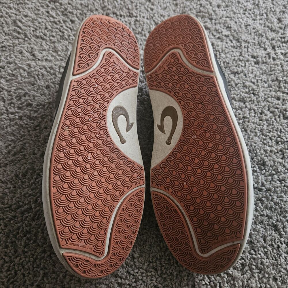 Olukai Lae'Ahi Gray Slip On Shoes Sneakers Mens Size 11 Mesh - Picture 5 of 8